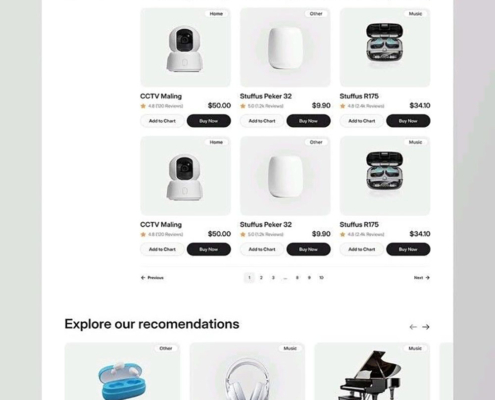 طراحی سایت فروشگاه اینترنتی و آنلاین شاپ